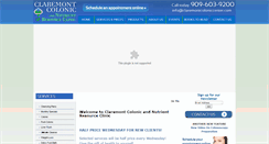 Desktop Screenshot of claremontcoloniccenter.com